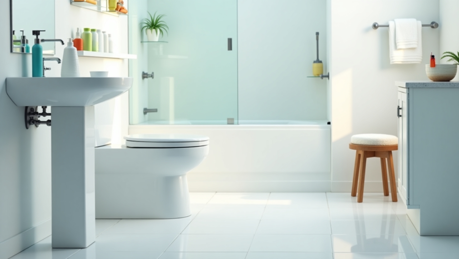 Bathroom Blitz: Shine & Sanitize Routine